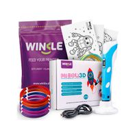pack boligrafo 3d winkle con plantillas y filamento