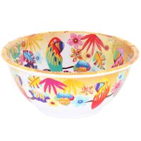 ensaladera grande con estampado tropical 25 cm