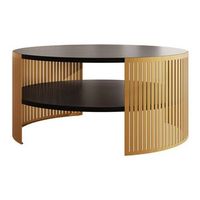 mesa de centro oswego 121 diametro 750 aglomerado laminado redonda