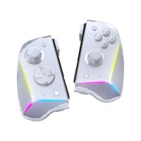 easysmx s15 gamepad inalambrico nfc rgb 1300mah usb-c blanco para nintendo switch