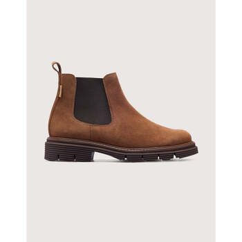Koala Bay Botines Bottines Chelsea en daim marron - Stonester para mujer