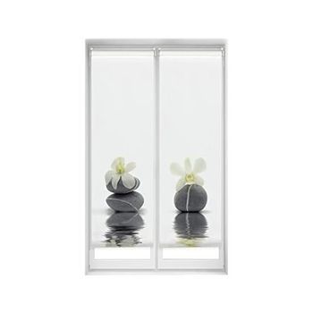 Pack X 2 Estores Enrollables Translúcidos Easyfix, Sin Herramientas - Estores Tamaño 40x150 - Estor Modelo Orquidea - Estor Sin Taladrar | Blindecor
