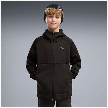Puma Polar tech Elevated Full-Zip Hoodie Dk B para niño
