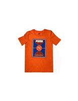 camiseta puma bppo basket blank ba infantil naranja