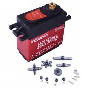 Servo digital GXservo QY3230MG 30KG de engranaje metálico completo, resistente al agua, con motor de gran torque para ca