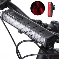 laotie b06 b08 5000lm brillo faro de bicicleta 8 led grandes perlas diseno de haz de doble distancia bateria de 10000mah