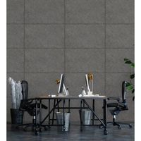 papel pintado vinilico lavable bloques de hormigon cemento en relieve - deimos 681688 de gaulan - rollo de 10 m x 106 m
