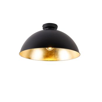 Plafón acero negro
