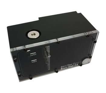 EK-DBAY D5 PWM Pump & Reservoir - Black, Black