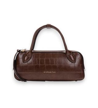 Hispanitas para mujer. BI264927 Bolso Efecto marrón (OSFA), Casual, Poliuretano