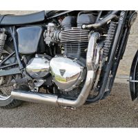 sistema de escape triumph thruxton 1200 e5 mass cross 2-1