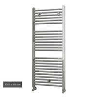 kibath secatoallas radiador circuito calefaccion de 120 cm x 50 cm acabado cromo brillo fabricado en acero