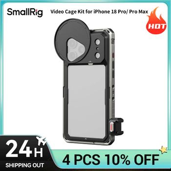 Kit de jaula estándar SmallRig para iPhone 18 Pro / Pro Max, jaula de video para iPhone, compatible con asas y trípodes SmallRig 6900