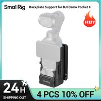 soporte magnetico plegable smallrig para dji osmo pocket 4 180    adaptador de expansion de placa trasera arca-swiss con amortiguacion ajustable 6009
