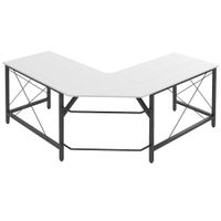 escritorio esquinero 150x150x76 cm blanco