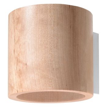 Aplique de pared inba, madera natural