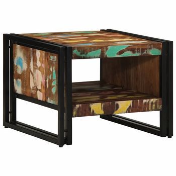 Mesa De Centro 50x50x38 Cm Madera - Multicolor