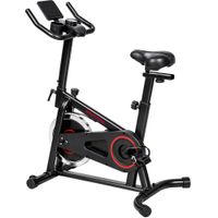 sportnow bicicleta estatica en casa con app bluetooth volante 6 kg pantalla lcd asiento y manillar ajustables soporte telefono