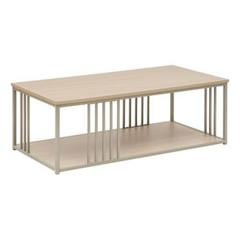 Mesa De Centro Duna Rectangular, 50 X 100 Cm, Color Beige - 5 Five Simply Smart