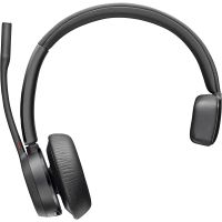 auriculares poly inalambricos bluetooth y usb-c con microfono soundguard y teams