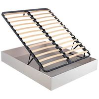 canape abatible de laminas transpirable oxfort altura 32 cm - blanco - 135x182 cm