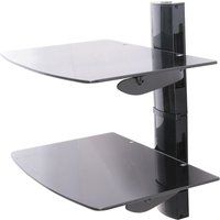 ttap ttd-2 twin glass wall shelf