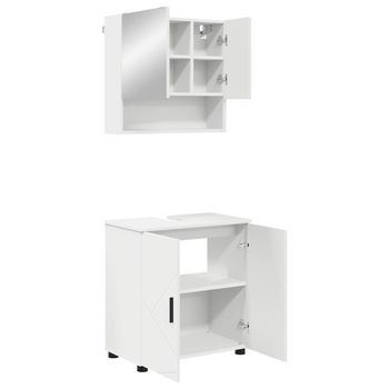 Juego De Muebles De Baño 2 Uds. 61 X 35 X 64 Cm Vidaxl
