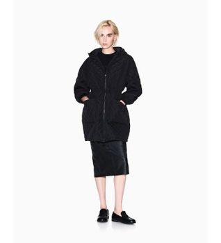 A|X Armani Exchange para mujer. XW000682AF16200UC001 Abrigo Cagan negro (XS), Casual, Poliéster