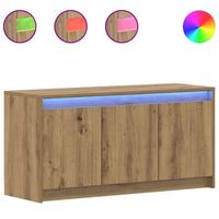 mueble de tv 100 x 34 x 50 cm roble artisan vidaxl