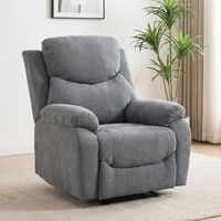 sillon relax reclinable de poliester homcom 85x93x105 cm girs