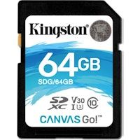 kingston technology kingston technology canvas go 64gb sdxc uhs-i cla