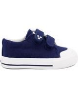 de bubble bobble bubble zapatilla de lona con velcro para ninos c1263 color marino