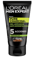 loreal men expert gel limpiador pure charcoal 100 ml