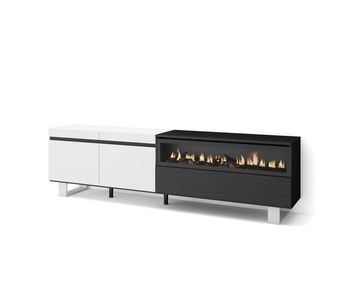 Mueble tv, televisión, muebles de salón, almacenaje, 200x35x57cm, para tv hasta 80