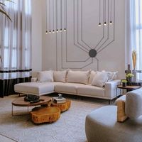 lampara colgante de diseno nebula - 9x6w