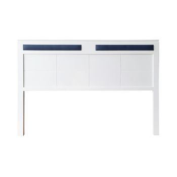 Cabecero Siena Tapiz Azul | Cama De 180 | Pino | Blanco | Pejecar