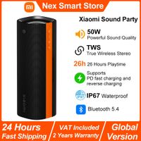 xiaomi sound party altavoz bluetooth portatil de 50 w modo harman audioefx tws tiempo de reproduccion de 26 horas altavoz inalambrico con conectividad inteligente