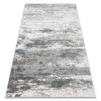 alfombra acrilica vals 2359 abstraccion marfil  gris 70x140 cm