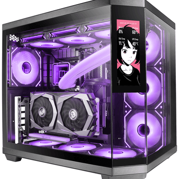 Caja MARS GAMING MC3TCORELCD Negro