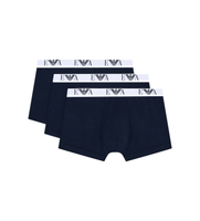 emporio armani para hombre em000259af14131 set 3 boxers logo ea marino xl homewear algodon