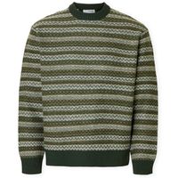 selected jersey revy knit - deep forestdried herb para hombre