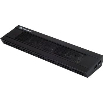 Silverstone NB02B Base Refrigeradora para Portátil Negro