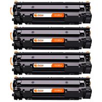pccom essential hp ce285ace278acb435acb436a toner compatible negro pack 4