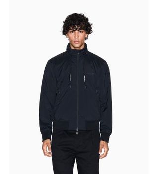 A|X Armani Exchange para hombre. XM001583AF19196UC001 Chaqueta Cortavientos negro (S), Casual, Poliamida