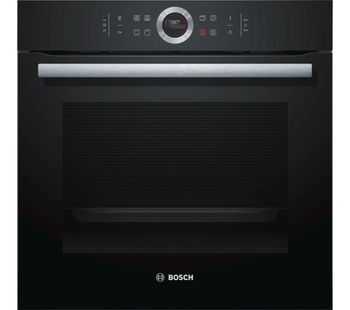 BOSCH HBG634BB1B Electric Oven - Black, Black