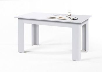 Mesa de comedor o cocina admiral 140x80cm blanco