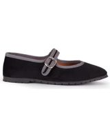 de menina step womens bergamo mary jane sandals black