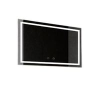 espejo rectangular luz led retroiluminada 80x60 6500k fria