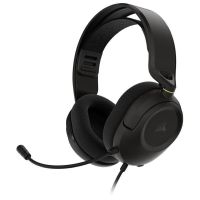 auriculares corsair hs35 v3 con cable jack 35 mm para gaming microfono omnidireccional color carbon
