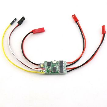 Controlador de velocidad de ESC cepillado de 5A de doble sentido 2-3S con BEC para control mixto de automóviles, barcos,
